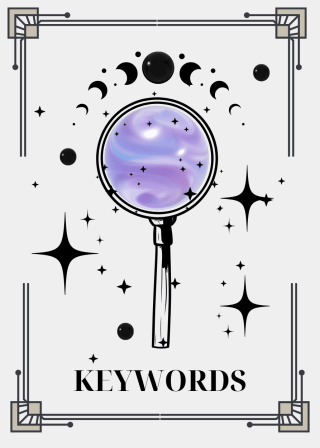 beginner-friendly, intuitive & easy keyword research tips - the SEO sorceress digital marketing tarot cards